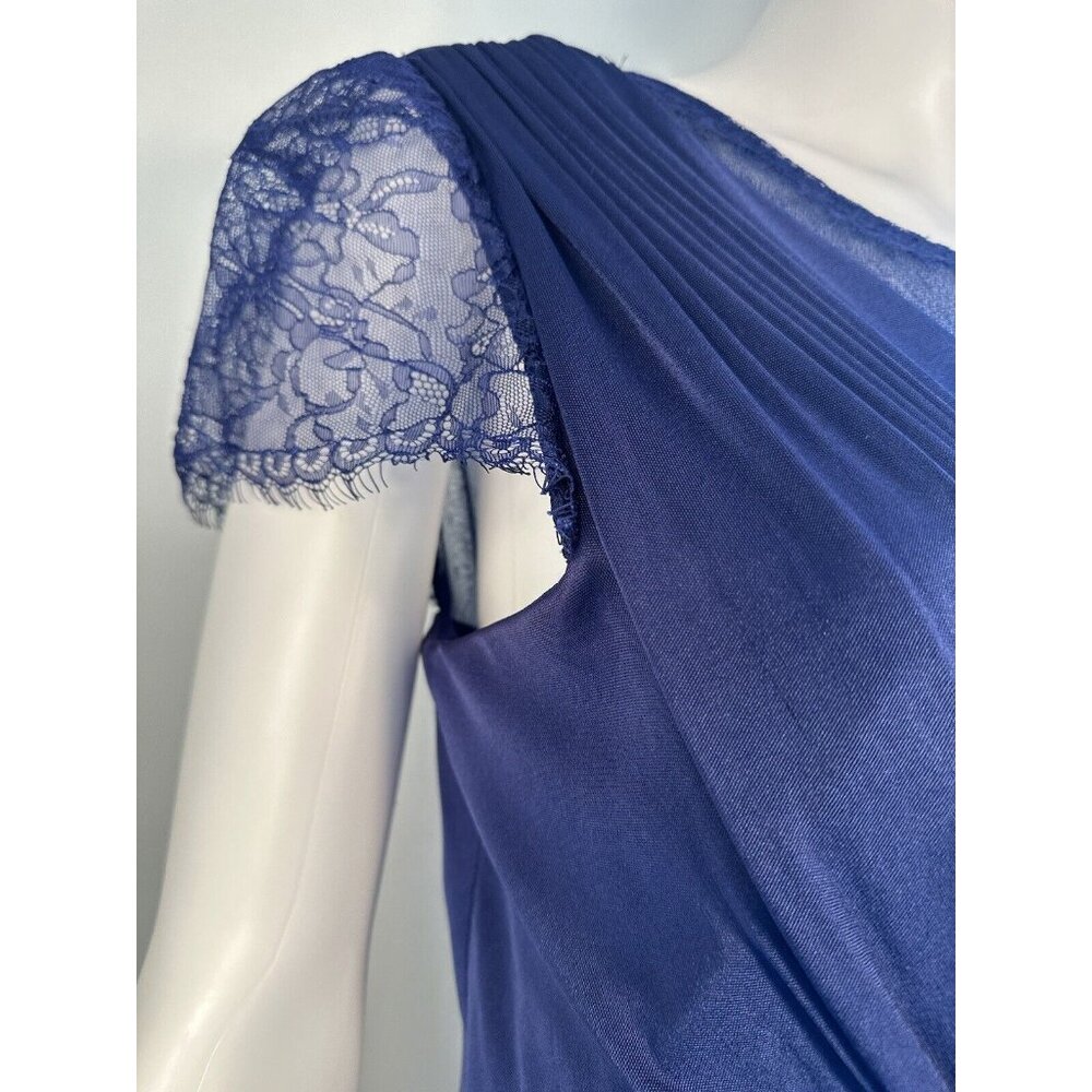 BCBG MAXAZRIA ORIENT BLUE MERCEDES COCKTAIL DRESS, WEDDING, X-MASS PARTY, FUN-M - Picture 5 of 16